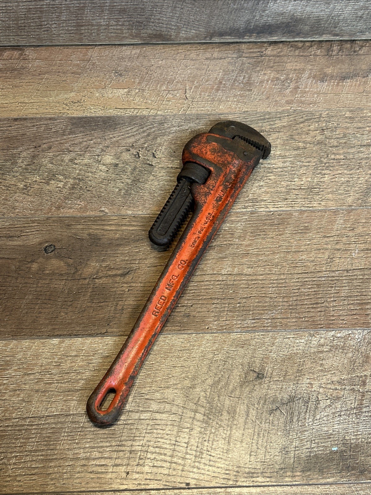 Reed Mfg 18” Heavy Duty Pipe Wrench RW18 Vintage Made In USA