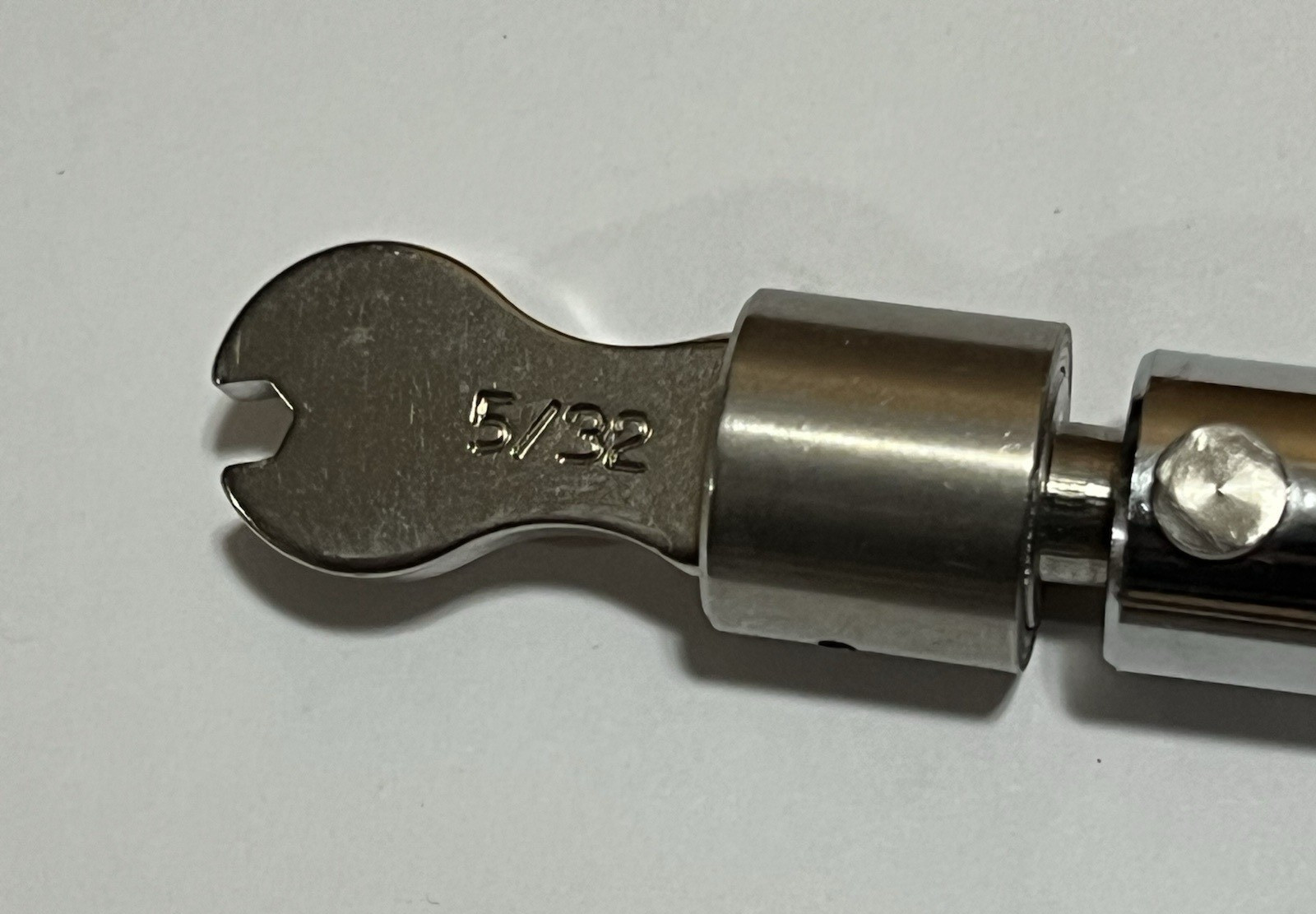 Fairview Seekonk Torque Wrench NC-100 Pre-Set 2 In/Lbs Click Type 5/32 Bit USA