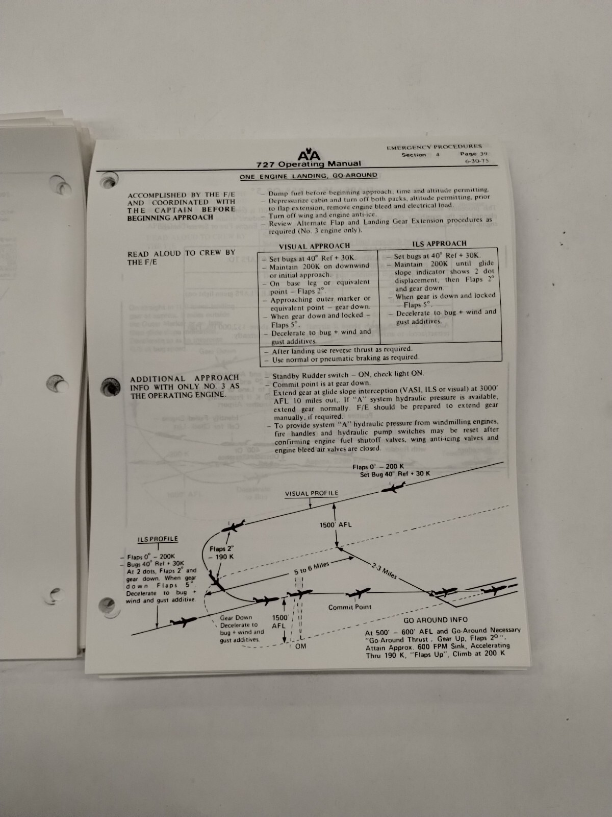 American Airlines 727 Operating Manual 1977-Copy