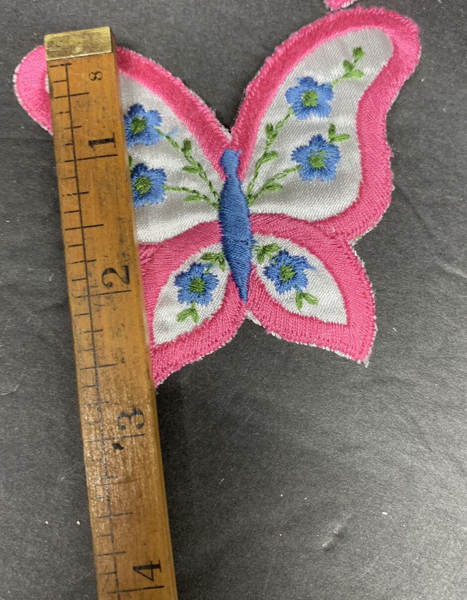 Vintage Pink Butterfly Patch
