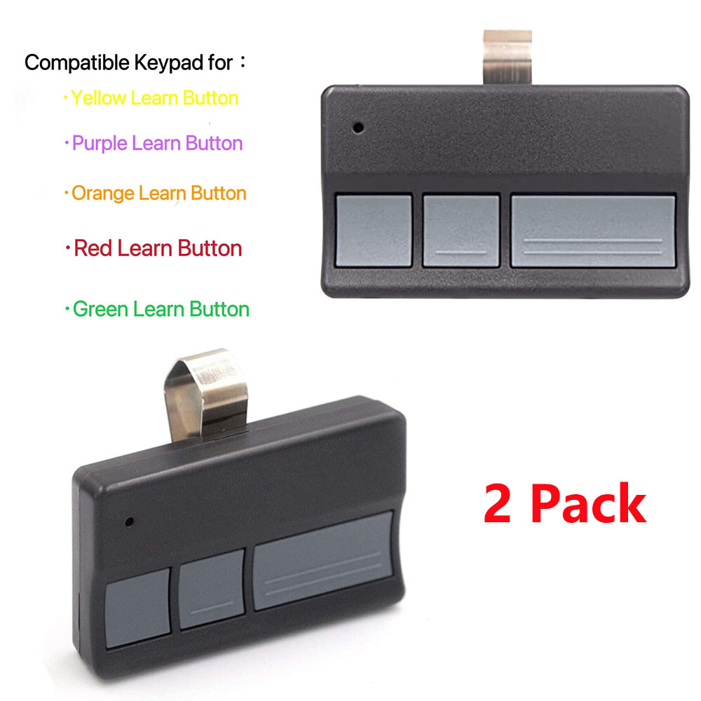 2 Garage Door Remote for Liftmaster Chamberlain 372LM 373LM 374LM 370LM 315MHz