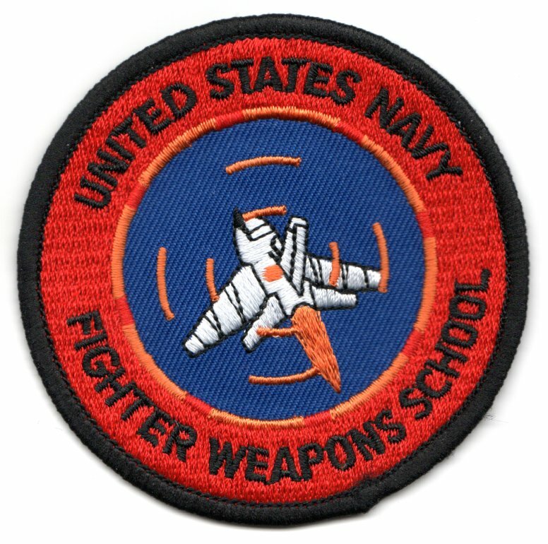 NAVY FIGHTER WEAPONS SCHOOL FWS TOP GUN MIRAMAR GRADUATE  HOOK & LOOP PATCH