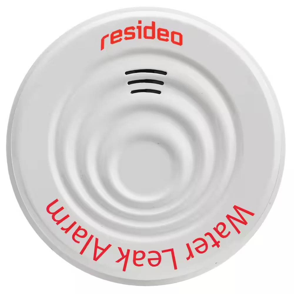 Resideo Water Leak Detector Alarm Reusable Spot Sensor For Sump Pump Heater Sink