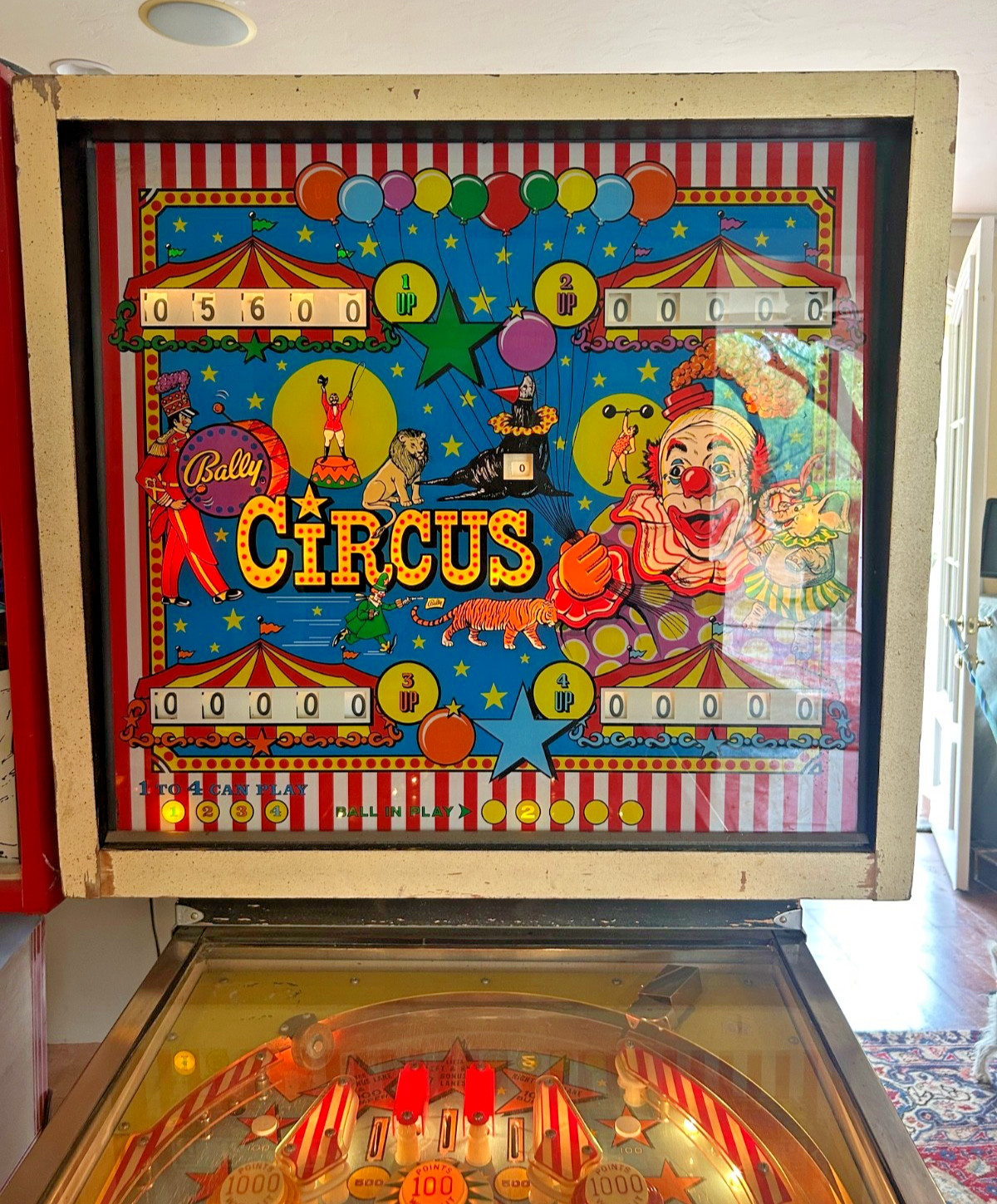 Vintage Bally Circus Pinball Machine