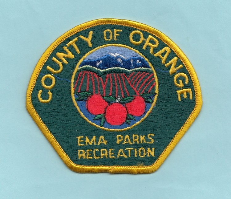 A34 EMA ORANGE COUNTY PARKS RECREATION SHERIFF STATE TROOPER POLICE PATCH FBI