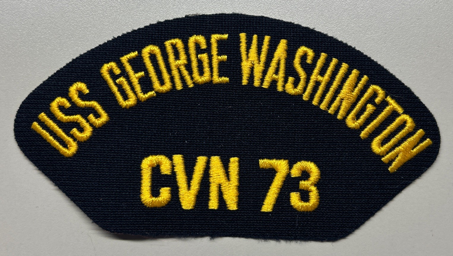NEW RARE US Navy USS George Washington CVN 73 Embroidered Cap Military Patch