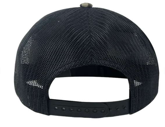 Agilite Trucker HAT BLACK camo adjustable snapback closure-One size fits all