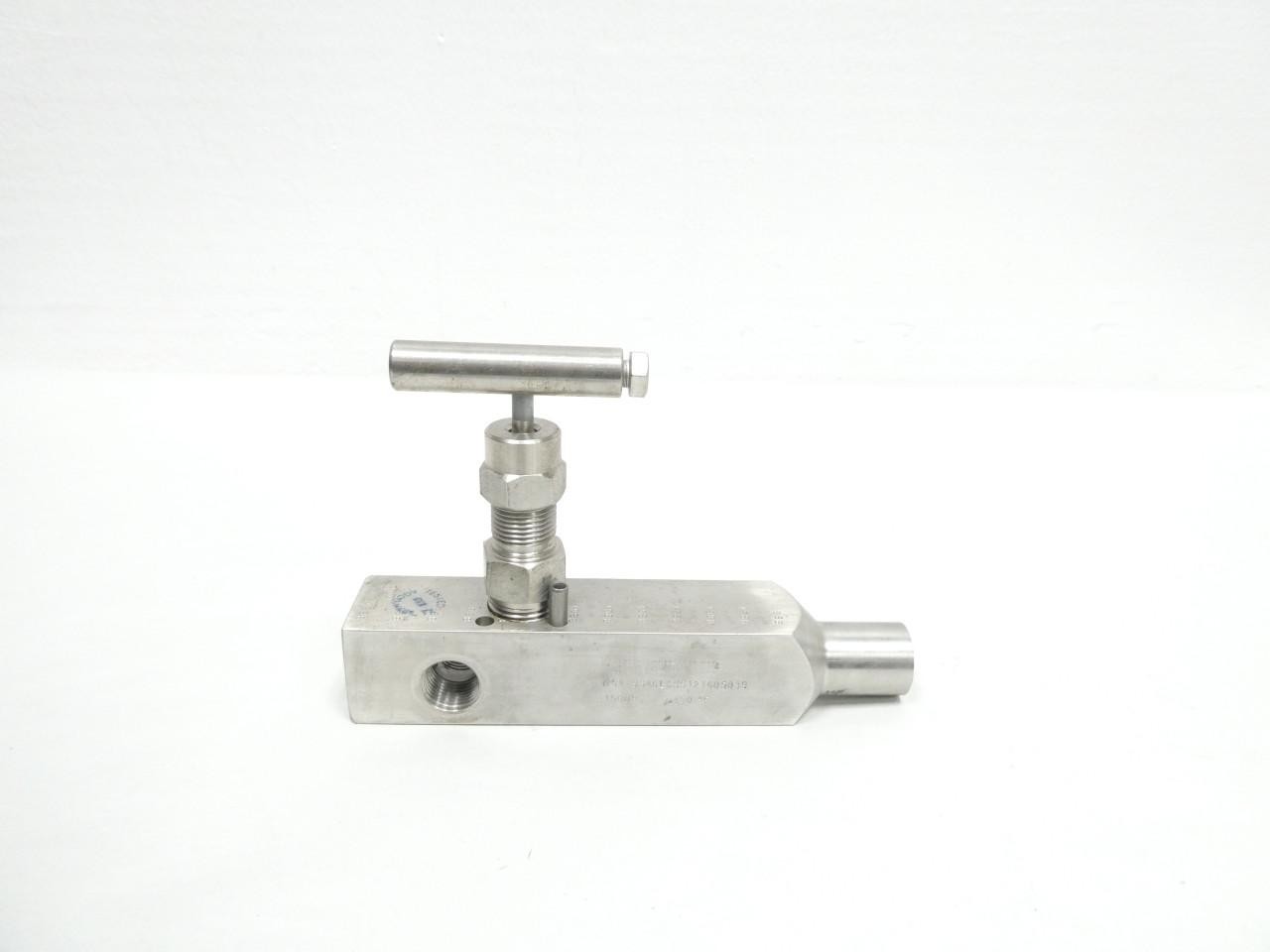 Anderson Greenwood M5AVSS-46LCS S12-1605-039 Stainless Gauge Valve 1500psi 1/2in