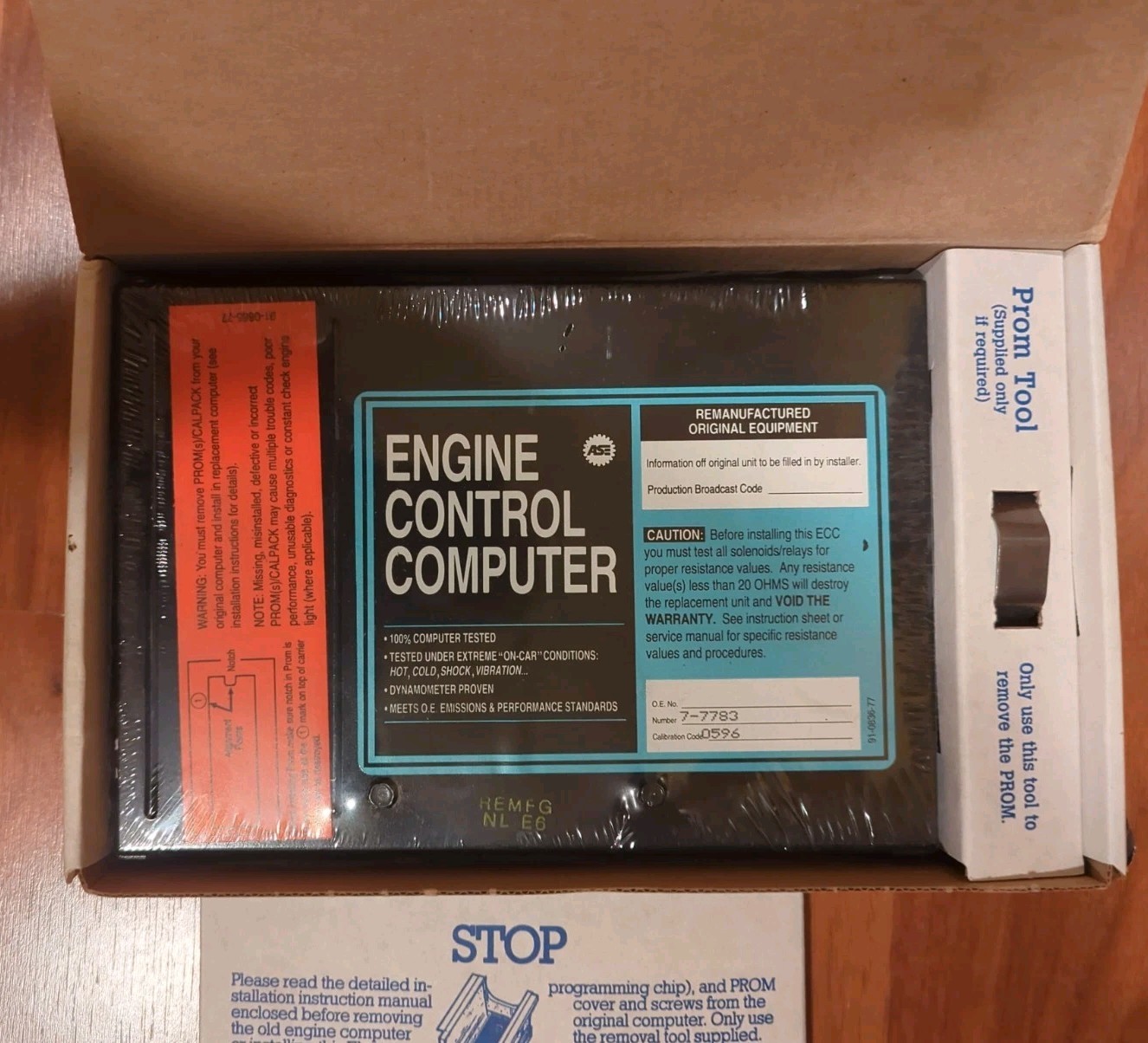 1987 Oldsmobile 98 Engine Control Module (ECM) 77-7783 Remanufactured OE Cardone