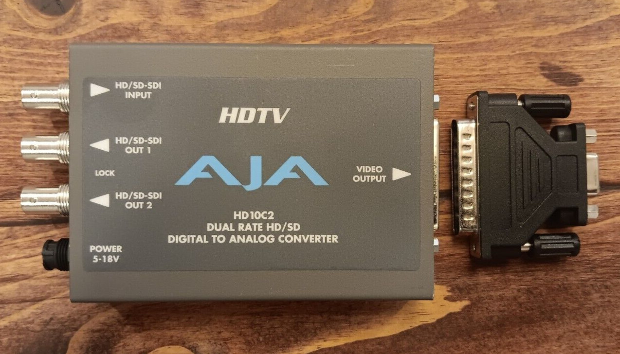 AJA HD10C2 Dual Rate HD/SD Digital to Analog Converter
