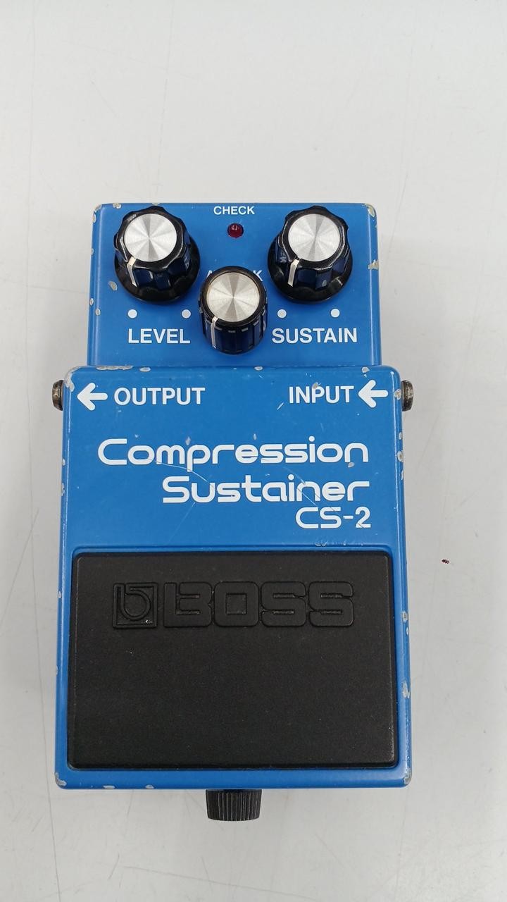 Boss CS-2 Mod Compressor Effects Pedal Tested & Works 12184