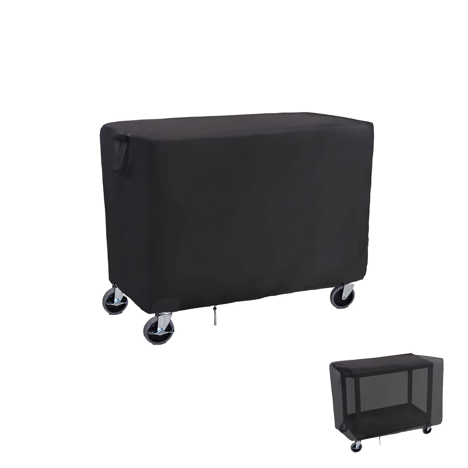 Rolling Tool Cart Cover 55 Inch,Waterproof Utility Cart Cover 55" x 26" x 33"