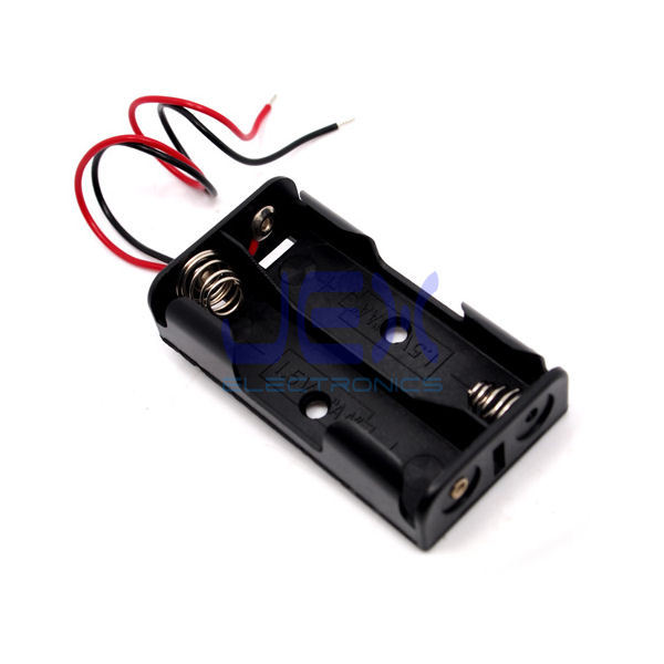 Twin/2X/Two DIY AA Battery Holder Case Box Base 3V Volt PCB Mount With Wire