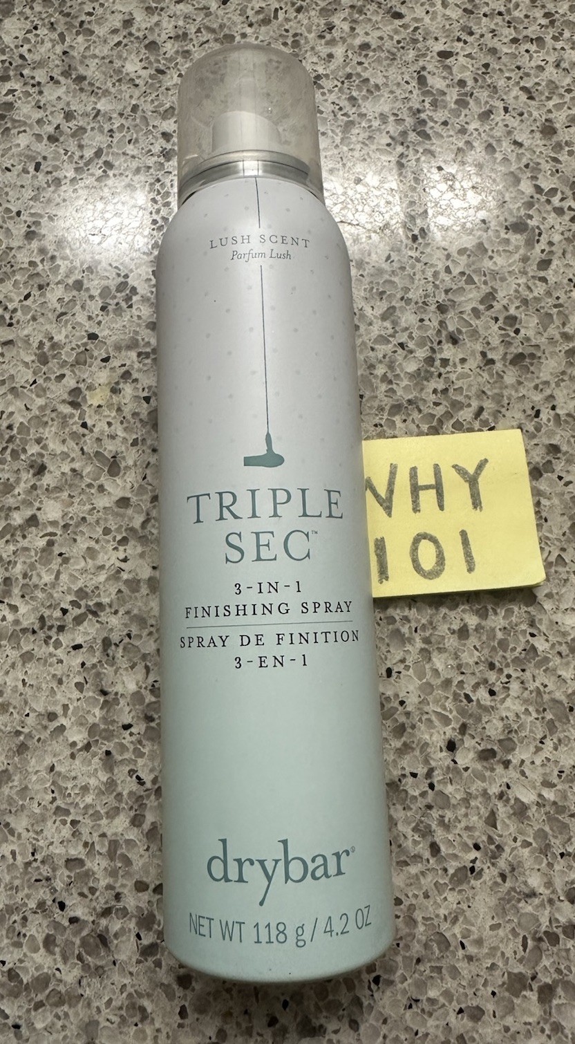 DRYBAR Triple Sec 3-in-1 Hair Finishing Spray Lush Scent 4.2oz/118g FULL SZ $31