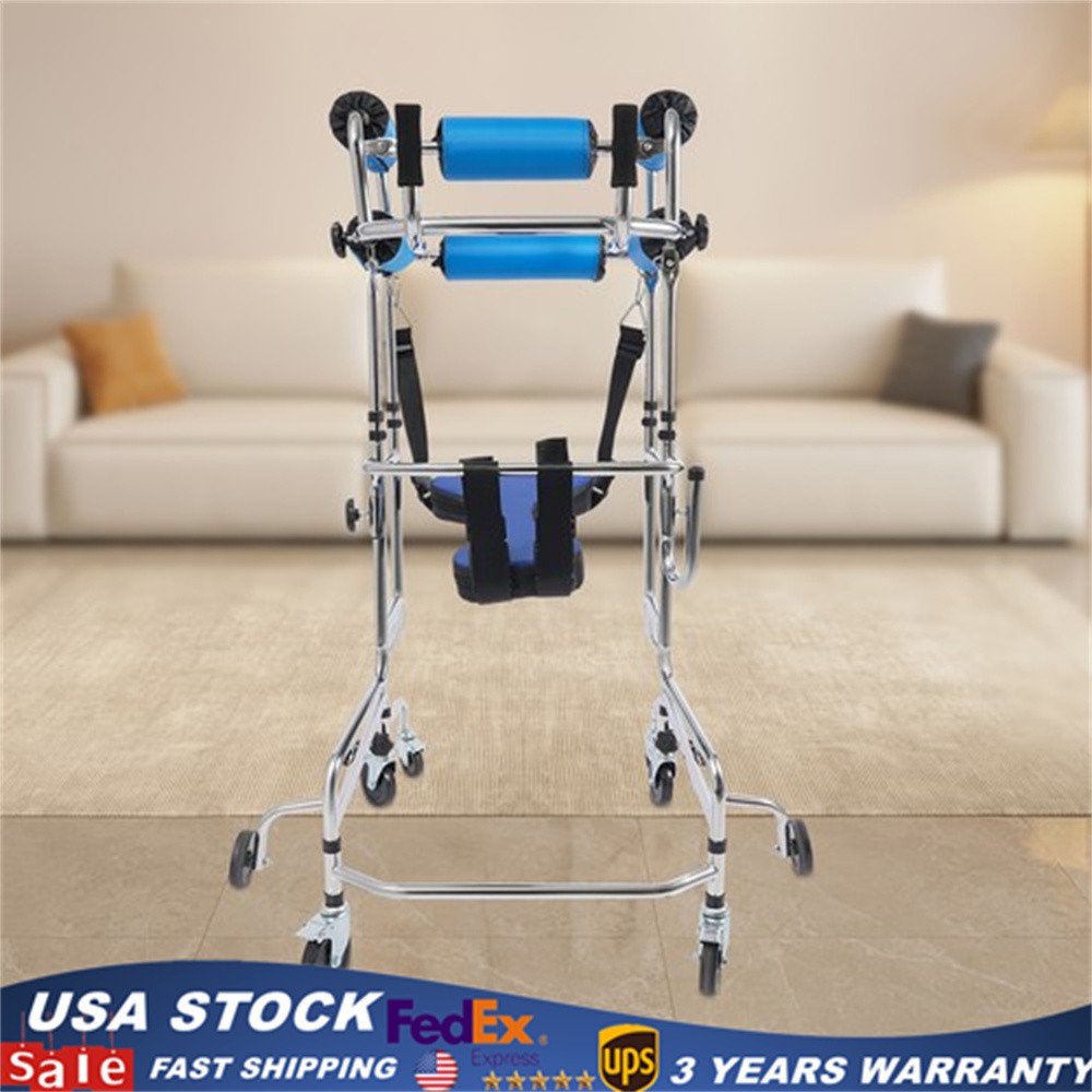 Adult Walker for Seniors Hemiplegia Rehabilitation Standing Frame,Anti Recline