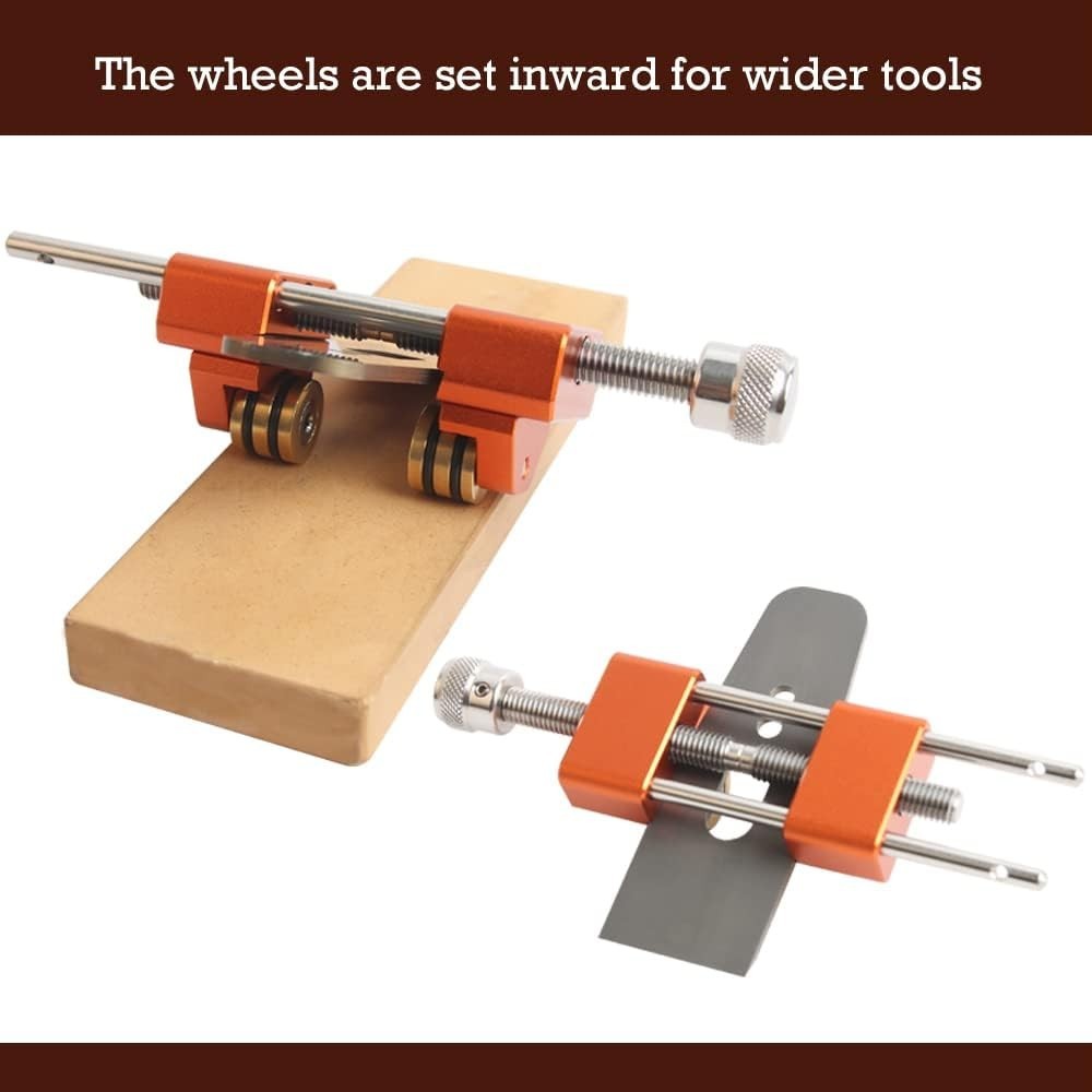 Honing Guide Sharpening Jig- Sharpening Guide Kit for Chisels and Planes, Sha...