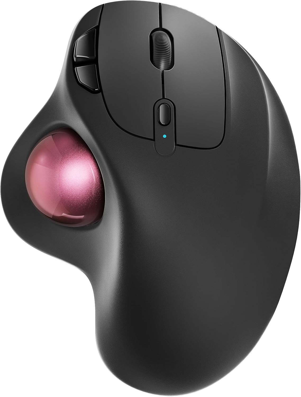 M501 Wireless Trackball Mouse, Rechargeable Ergonomic, Thumb-Controlled, Smoo...