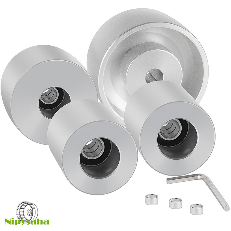 for Knife Grinder 4" Drive Wheel 5/8" Bore 3" Wheel Belt Grinder 2x72 Wheel Set