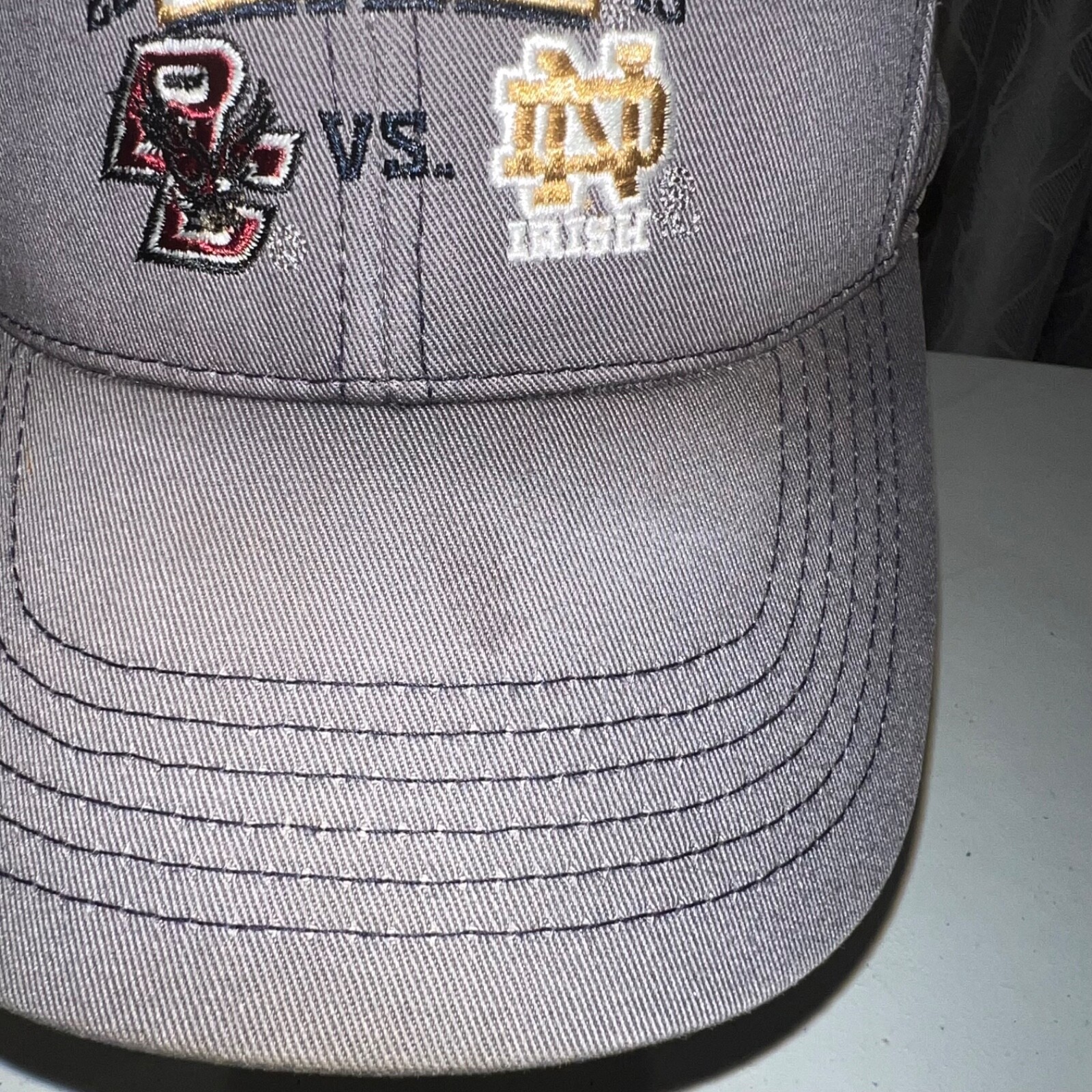 Shamrock Series BC vs ND 2015 Gray Hat Cap