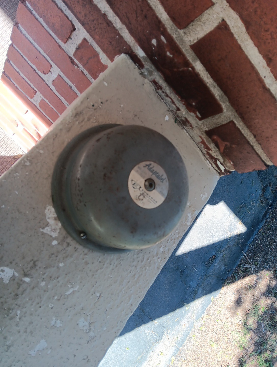 VINTAGE EDWARDS ADAPTABEL 340 120V OLD SCHOOLHOUSE BELL ALARM