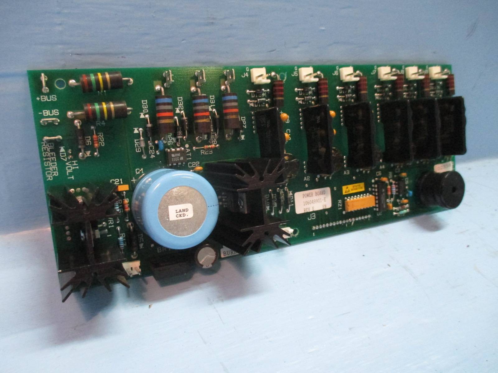 Fincor 106049901-E REV E Drive Power Board PLC 6400 AC Drive 6403S0073A 7.5hp