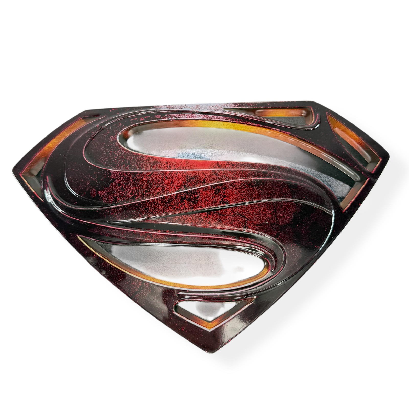 Man Of Steel 3D Blu-ray DVD 4-Disc Box Set Superman Shield Case Warner Bros Ltd