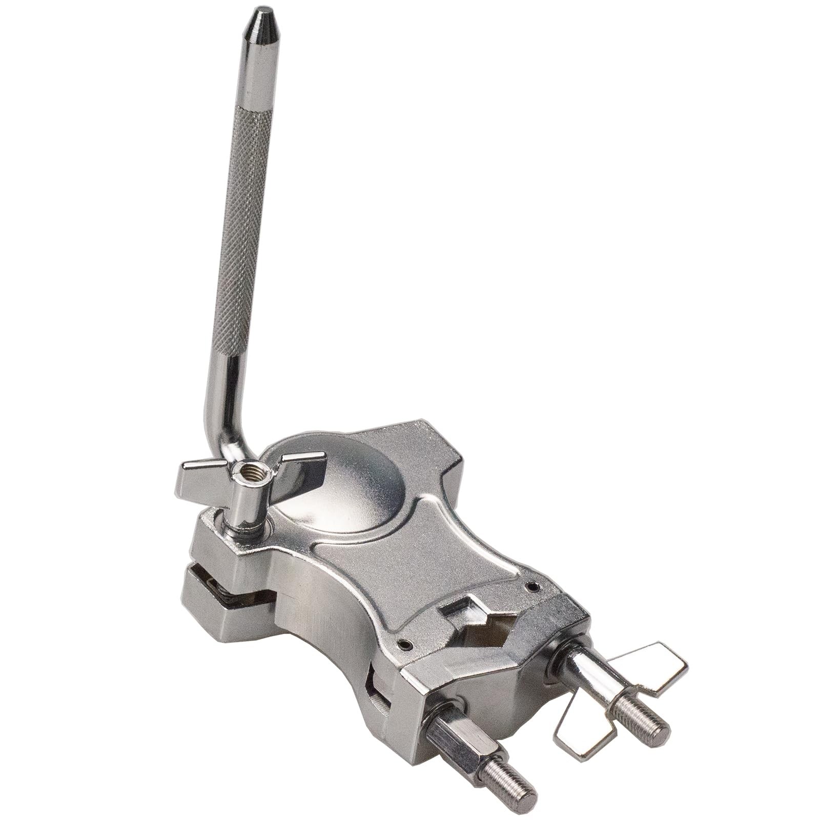 Matte Zinc Alloy Cowbell Clamp L Drum Mount Adjustable Percussion Bracket Holder