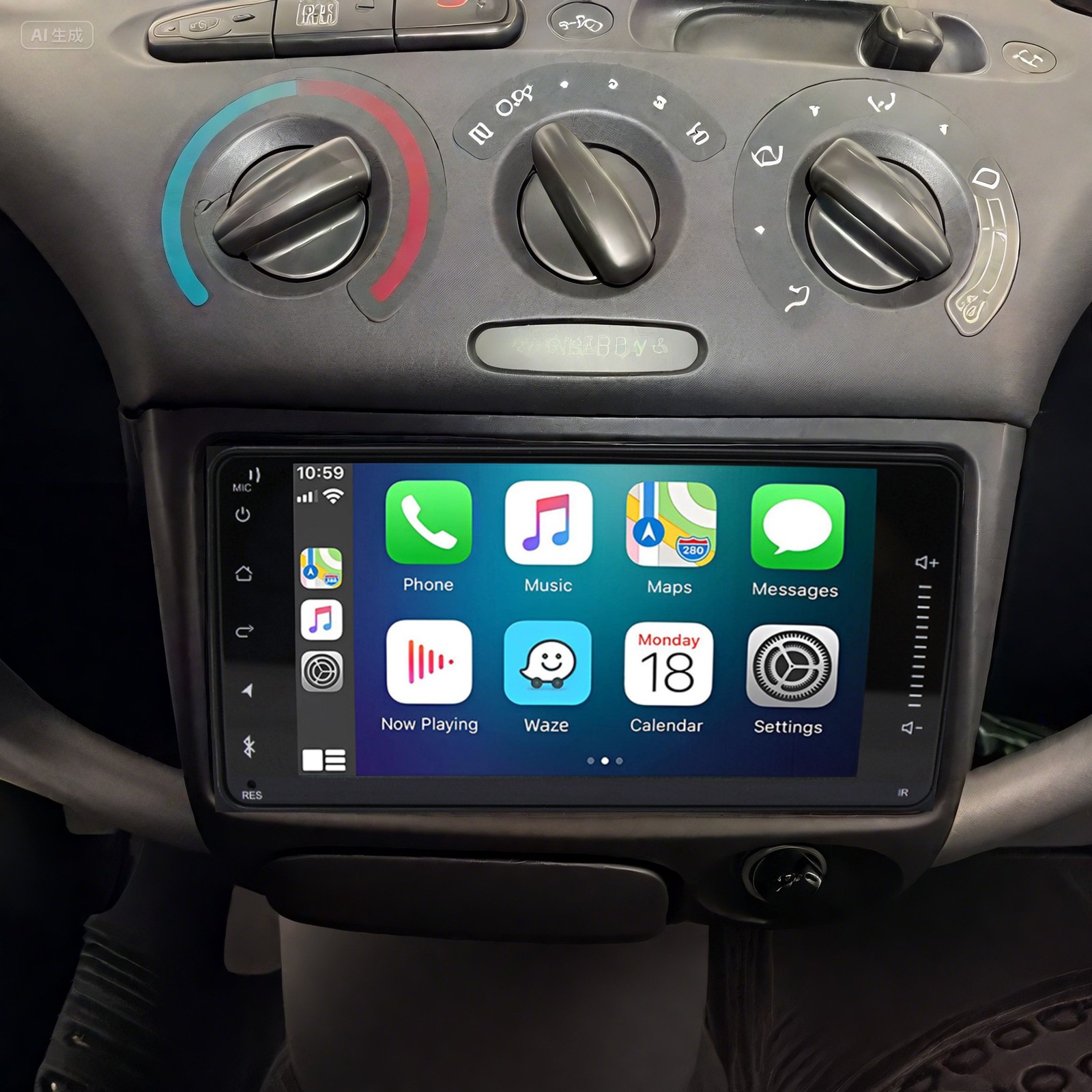 Android 13 Car Stereo Radio GPS Navi 7" For Toyota Echo 2000-2005 Apple Carplay
