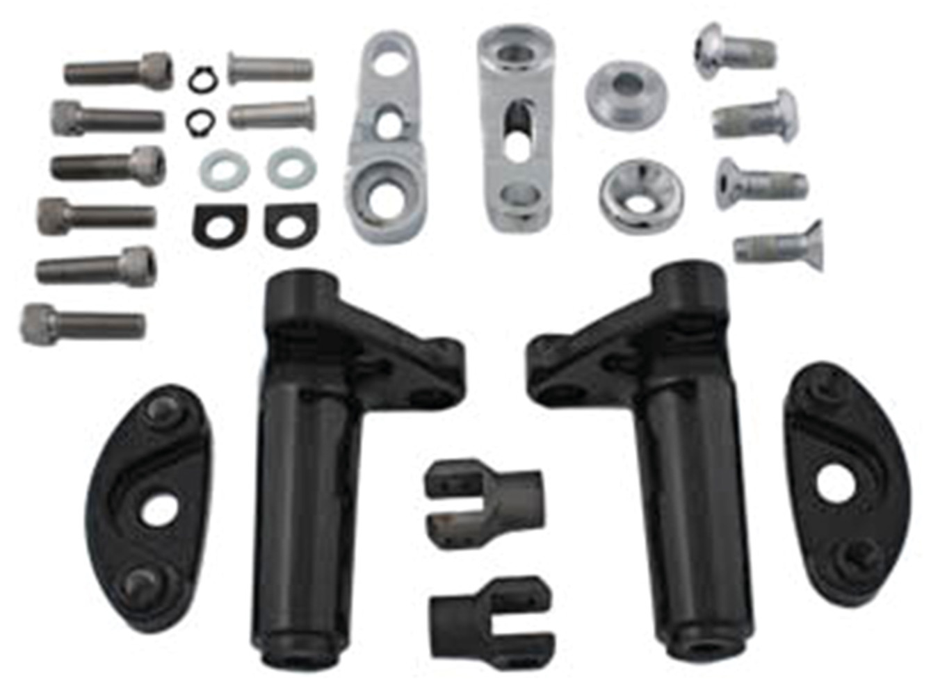 Adjustable Footrest Mounting Kit for Harley Davidson