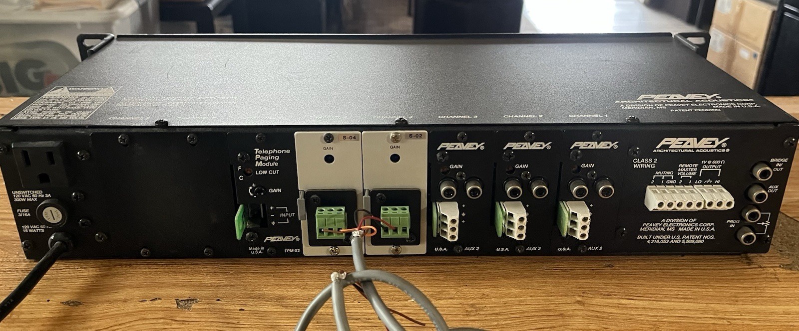 Peavey MMA 800T 8 Ch Modular Mixer / Preamp Modified