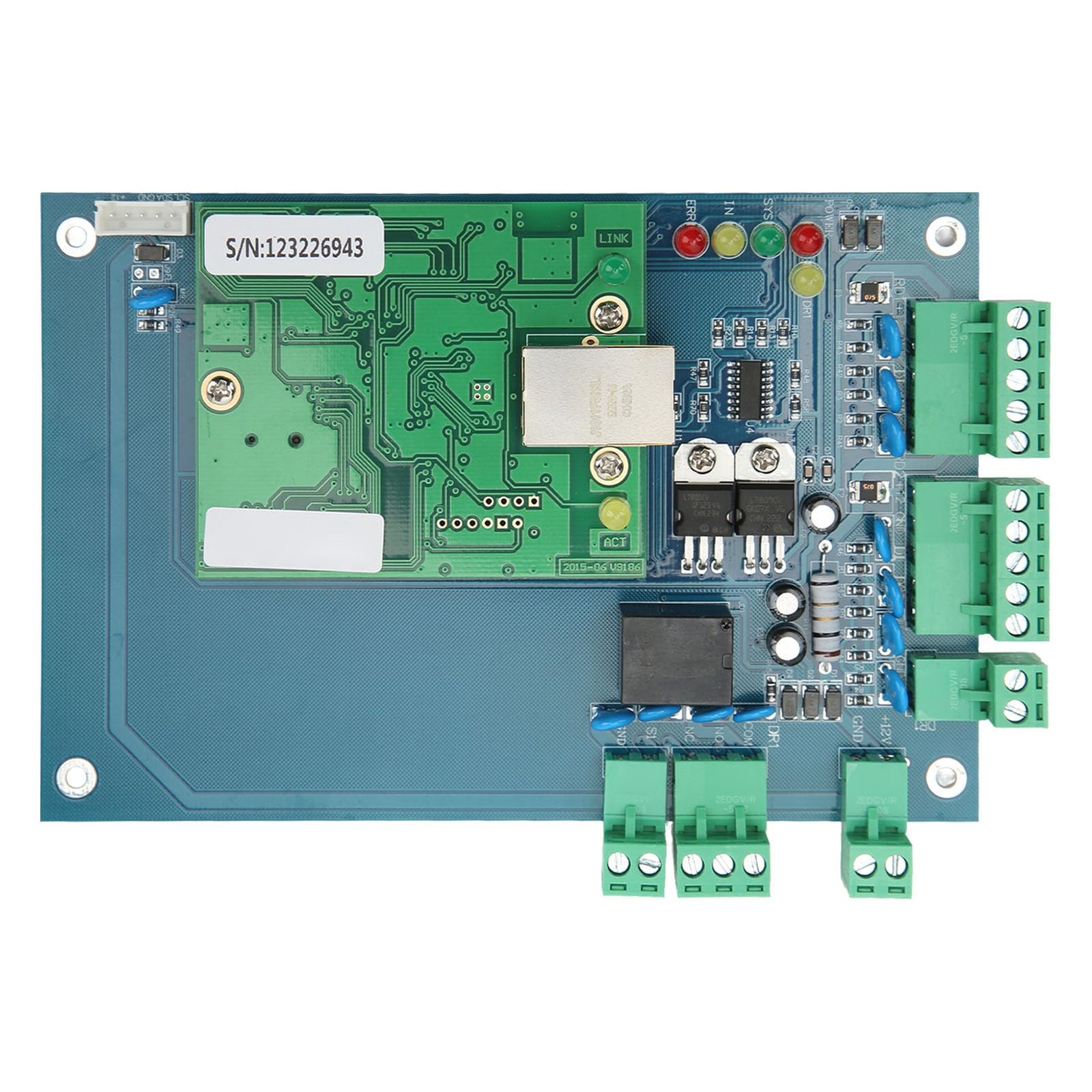 Single Door Access Control Door Access Reader Controller 100m Online Distance...