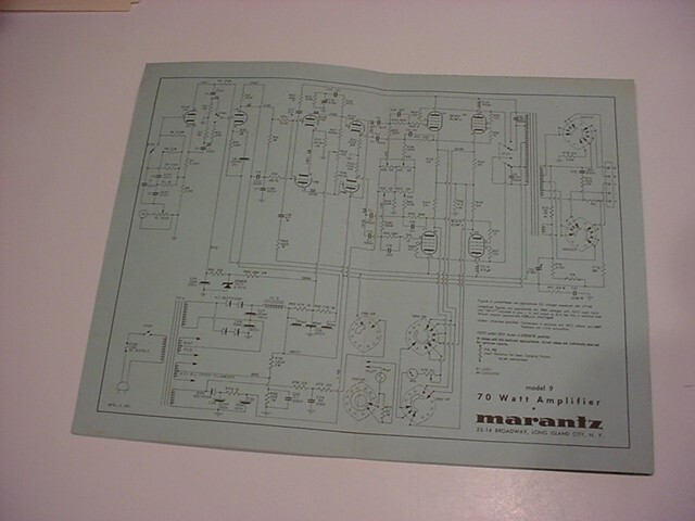 WOW! MARANTZ MODEL 9 factory parts and literature,instruction manual,MORE+++