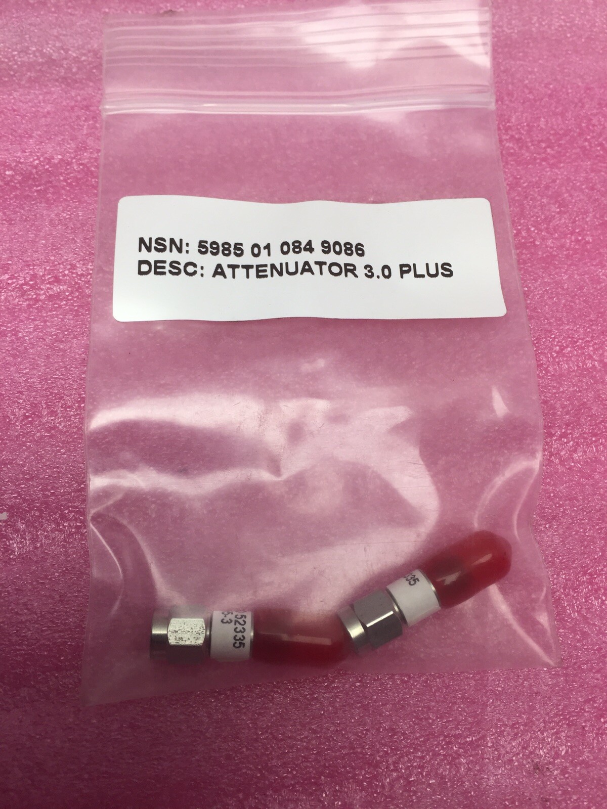 NSN 5985-01-084-9086 ATTENUATOR 50ohm 12GHz 3.0 PLUS MIDISCO 52335 MDC8055-3