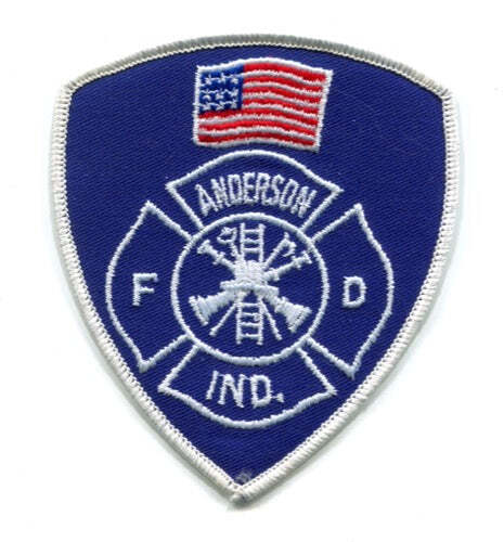Anderson Fire Department Patch Indiana IN v5