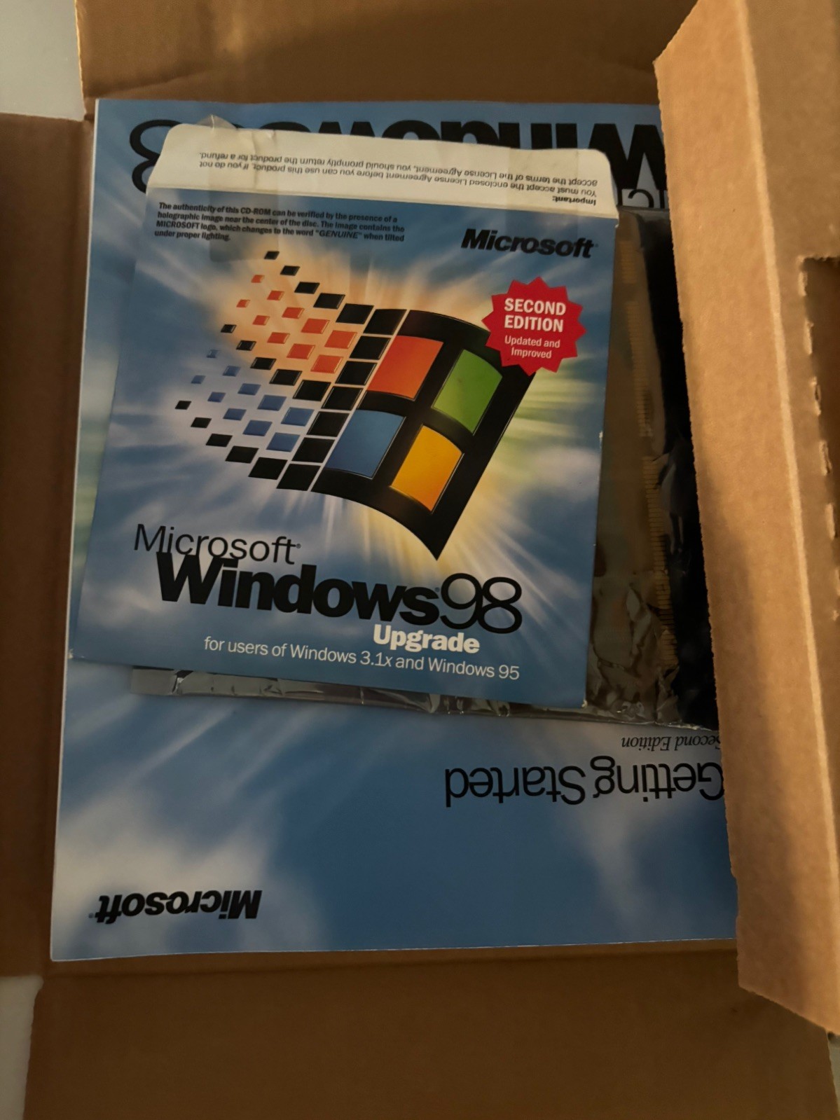 Microsoft Windows 98 Upgrade - Second Edition Installation Software