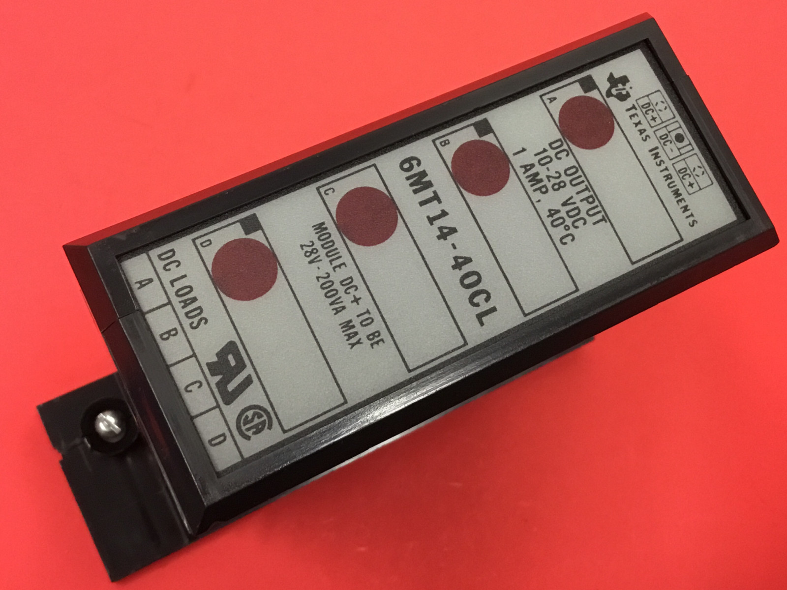 Texas Instruments - P/N: 6MT14-40CL - Output Module - NEW