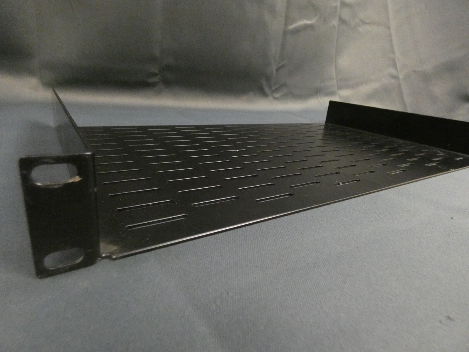 1U 19" L x 10" D Vented Rack Shelf for Server or Pro Audio Rack