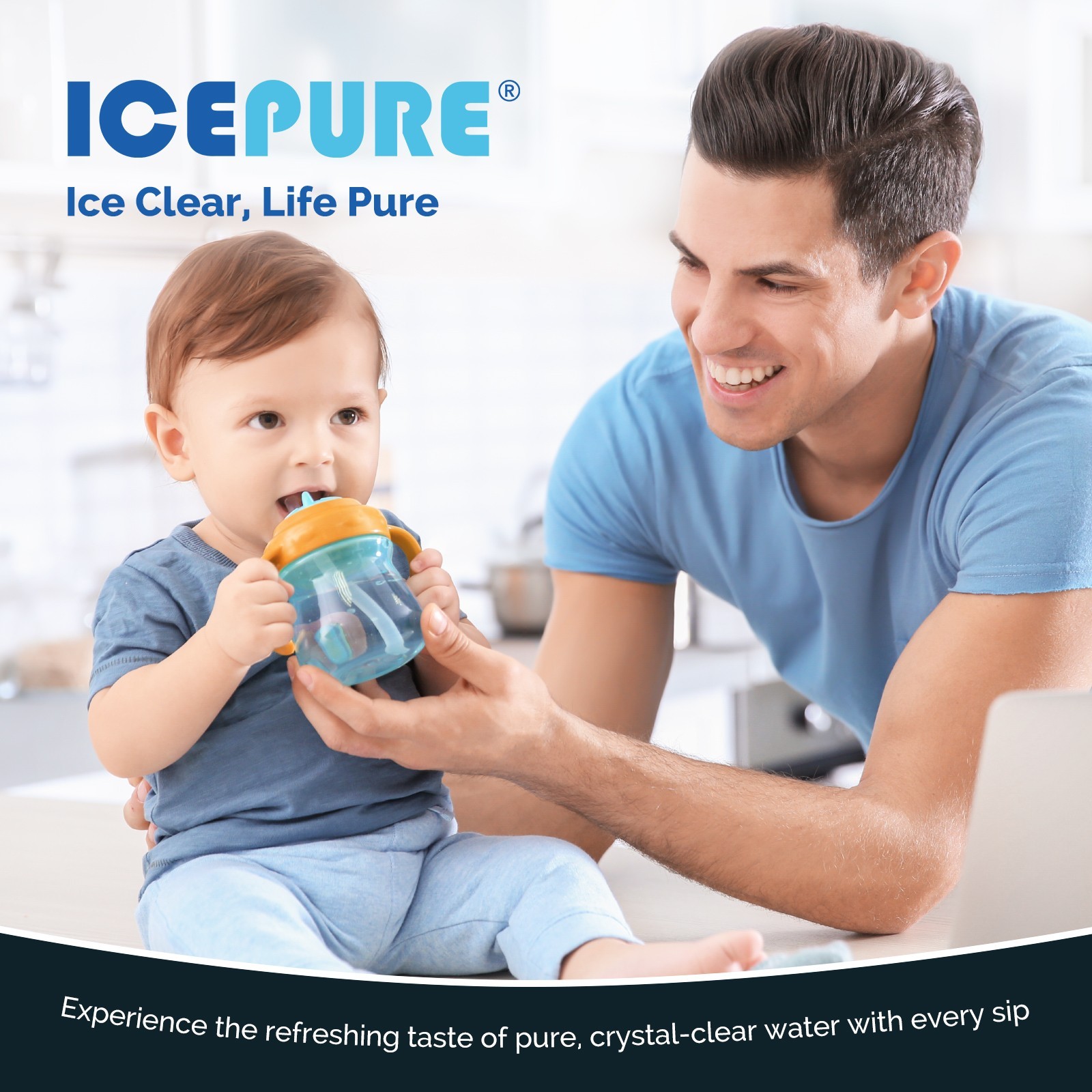 ICEPURE 4396508 Refrigerator Water Filter Replacement for Filter 5, RWF0500A, 2P
