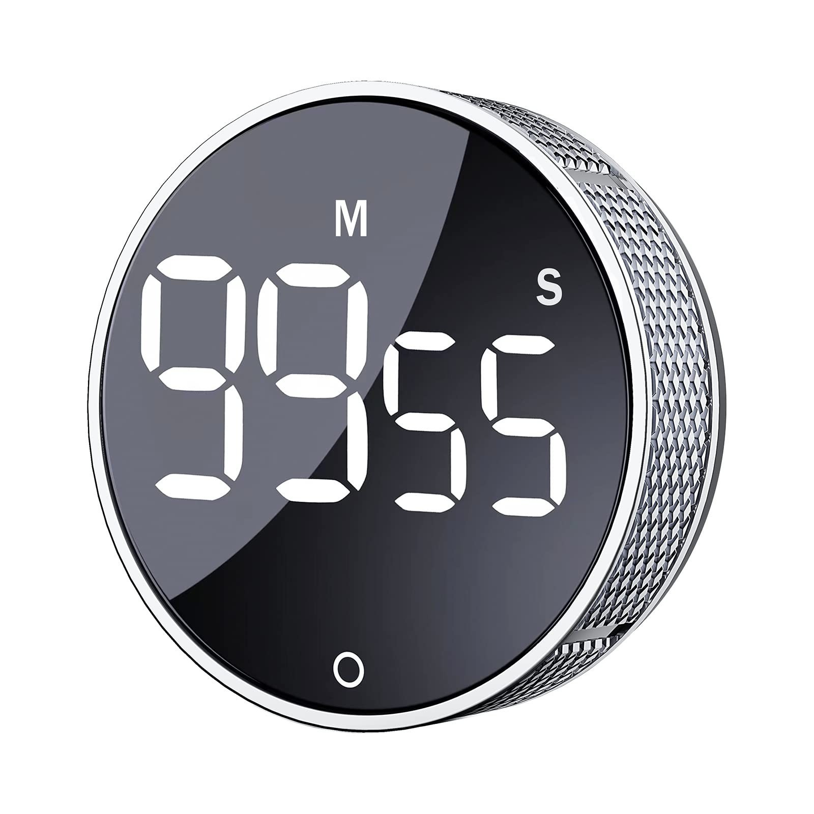 AVINIA Digital Kitchen Timer with Large LED Display - Magnetic Countdown Timer