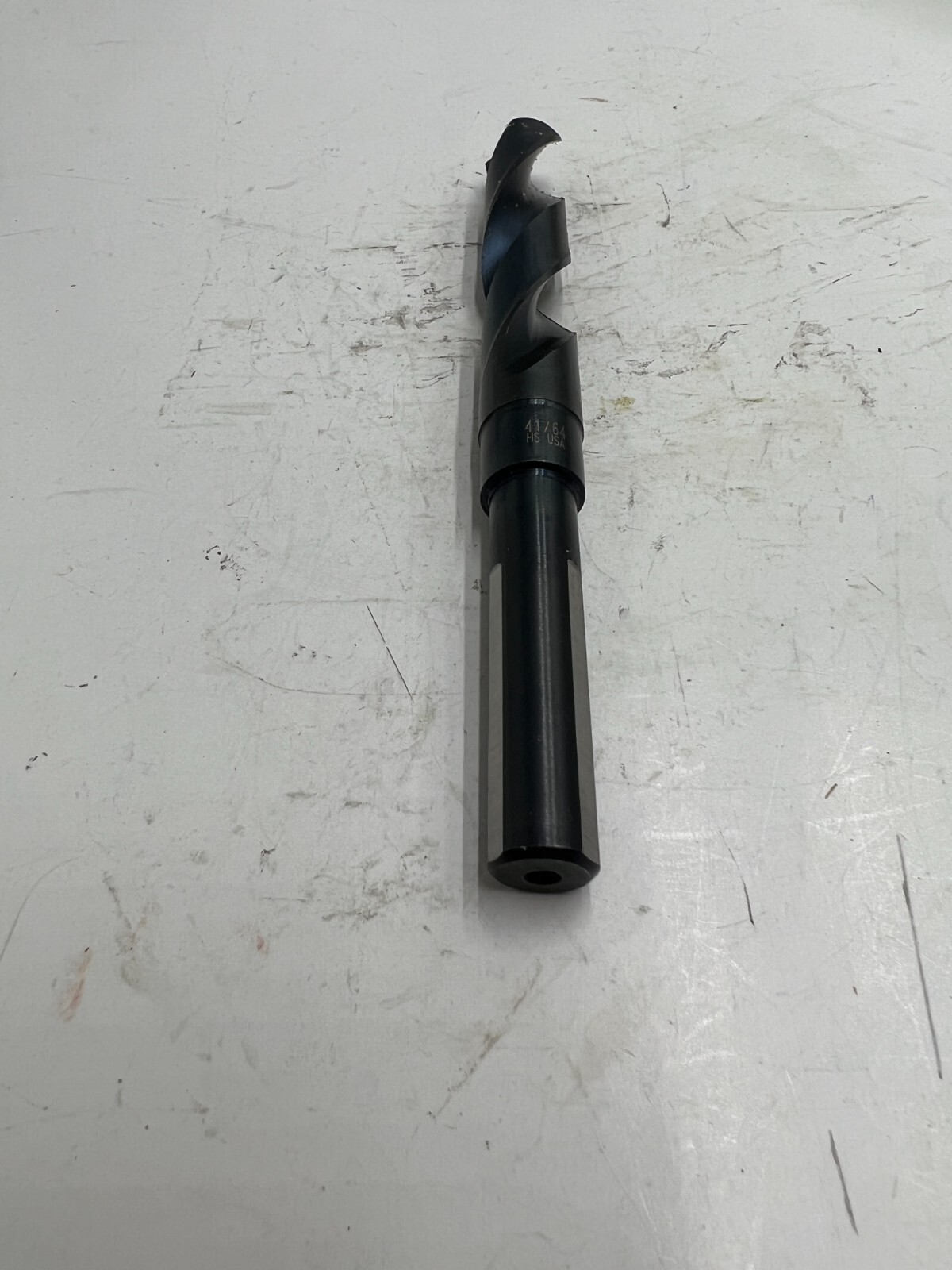 Alfa Tools SD50408 41/64" High-Speed Steel 1/2" Shank Silver and Deming Drill
