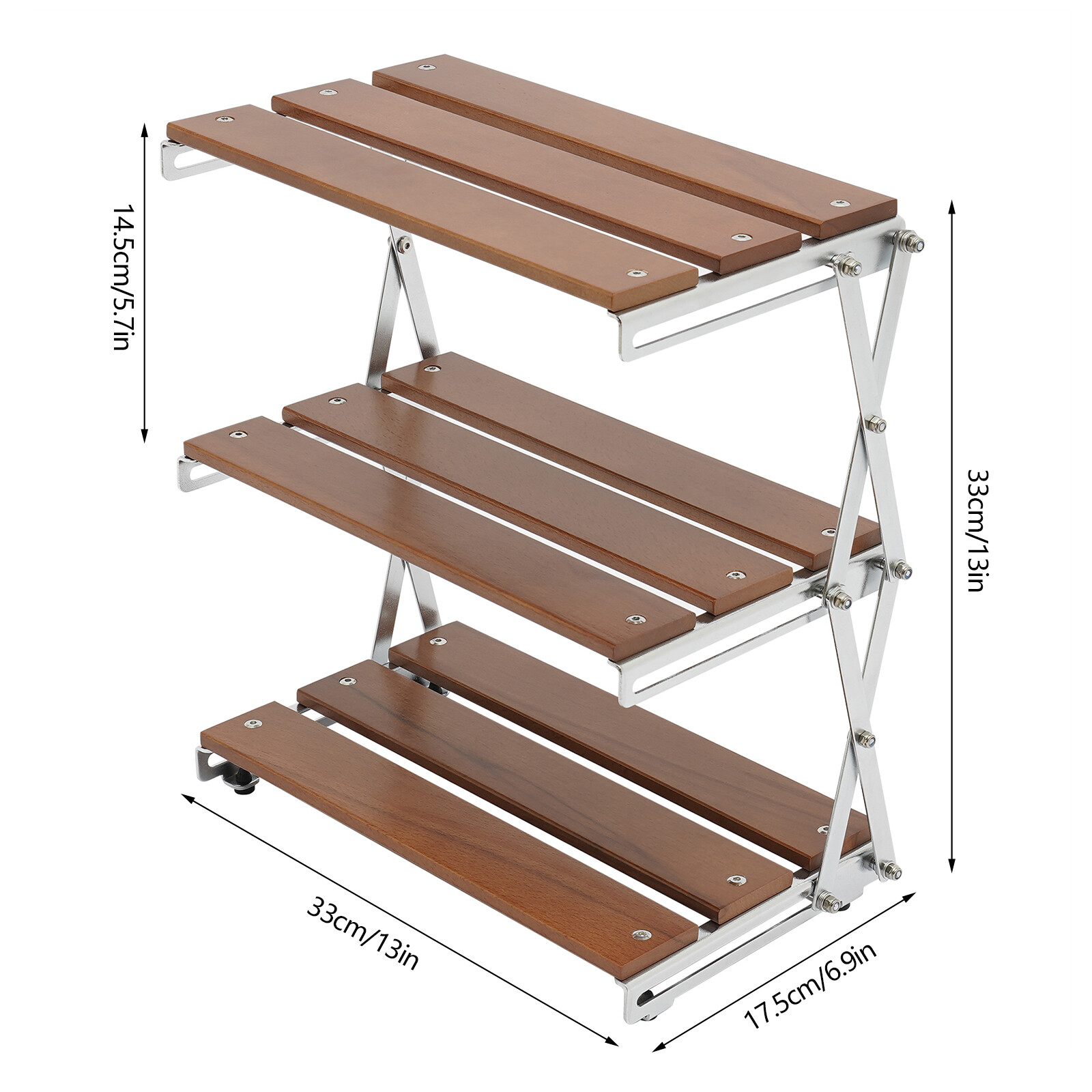 Camping Kitchen Table Picnic Cabinet Folding Cooking Storage Rack Portable