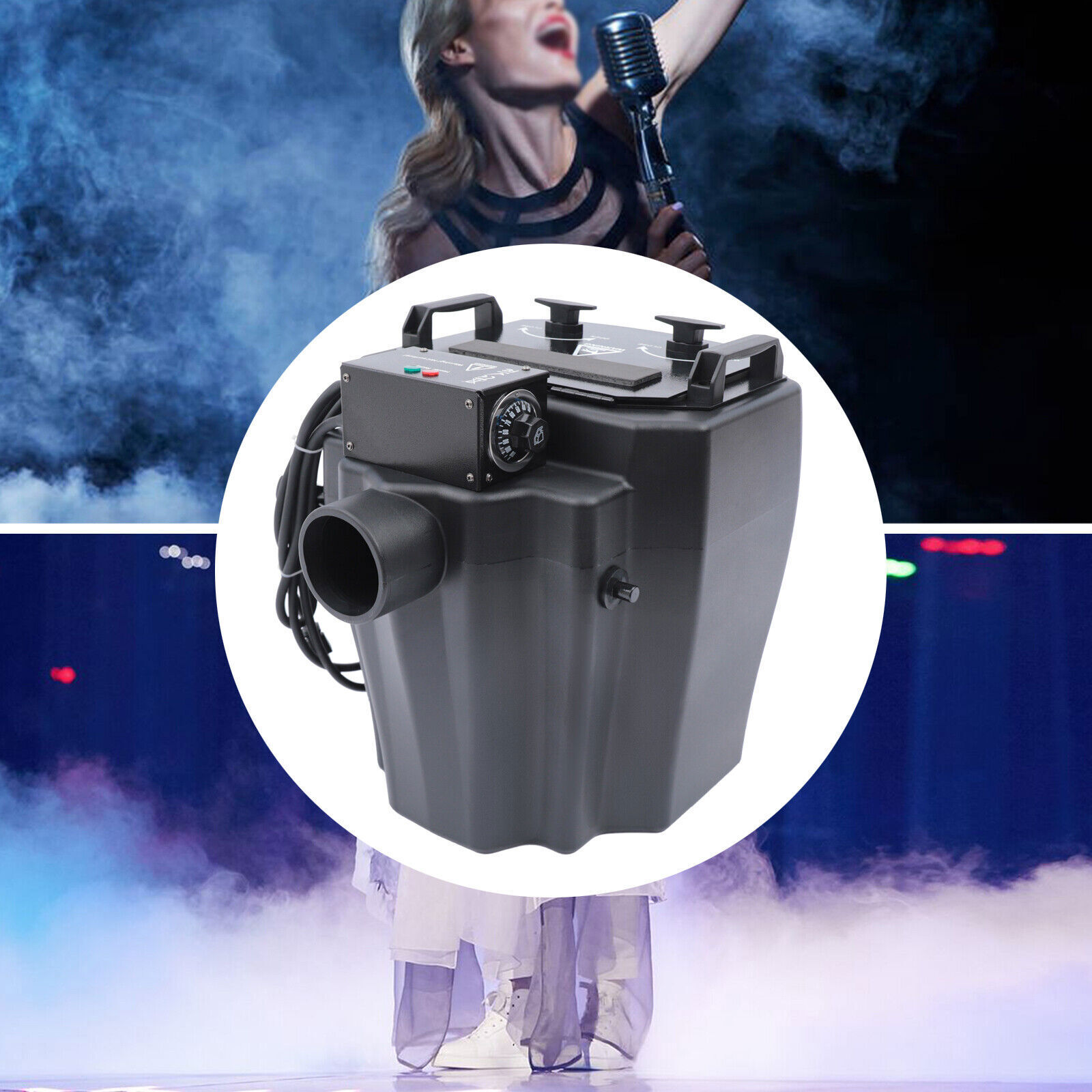 6000W Dry Ice Fog Machine Low Lying Smoke Machine Stage Effect For Wedding Party