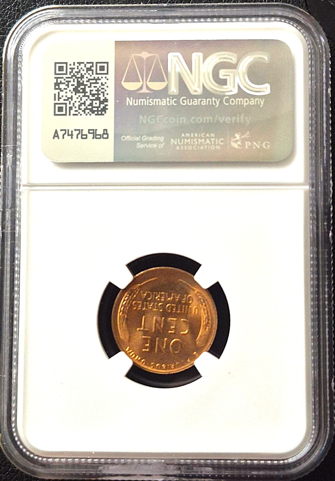 1952-D MS65 RD 1 C LINCOLN PENNY
