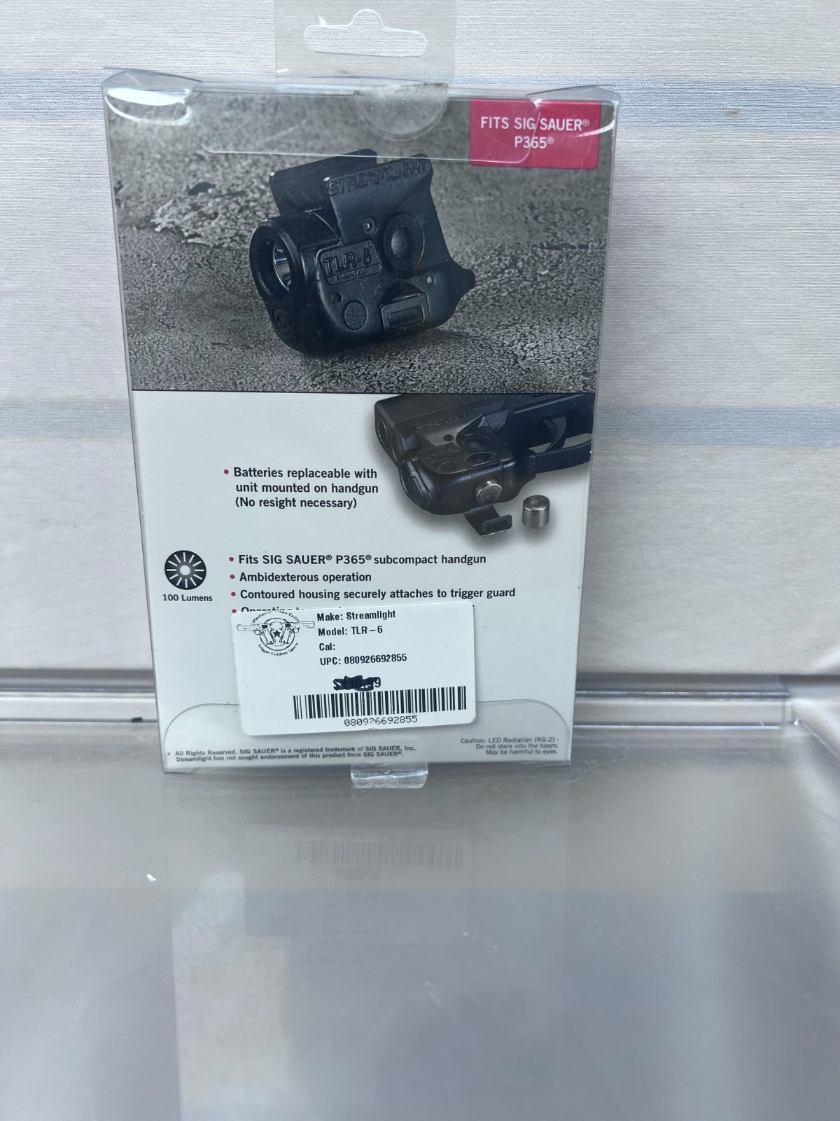 Streamlight 69284 TLR-6 Rail Mount Gun Light - Black