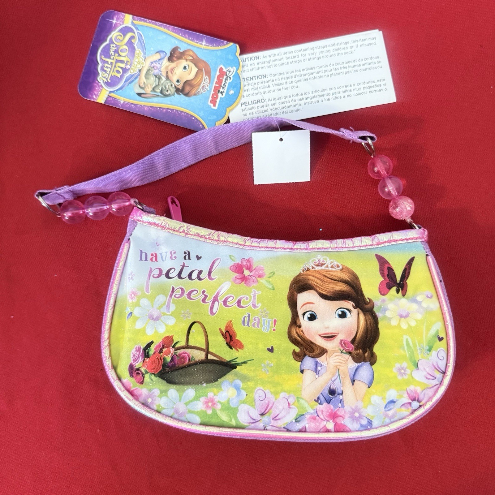 SOFIA THE FIRST Beaded handle purse Disney