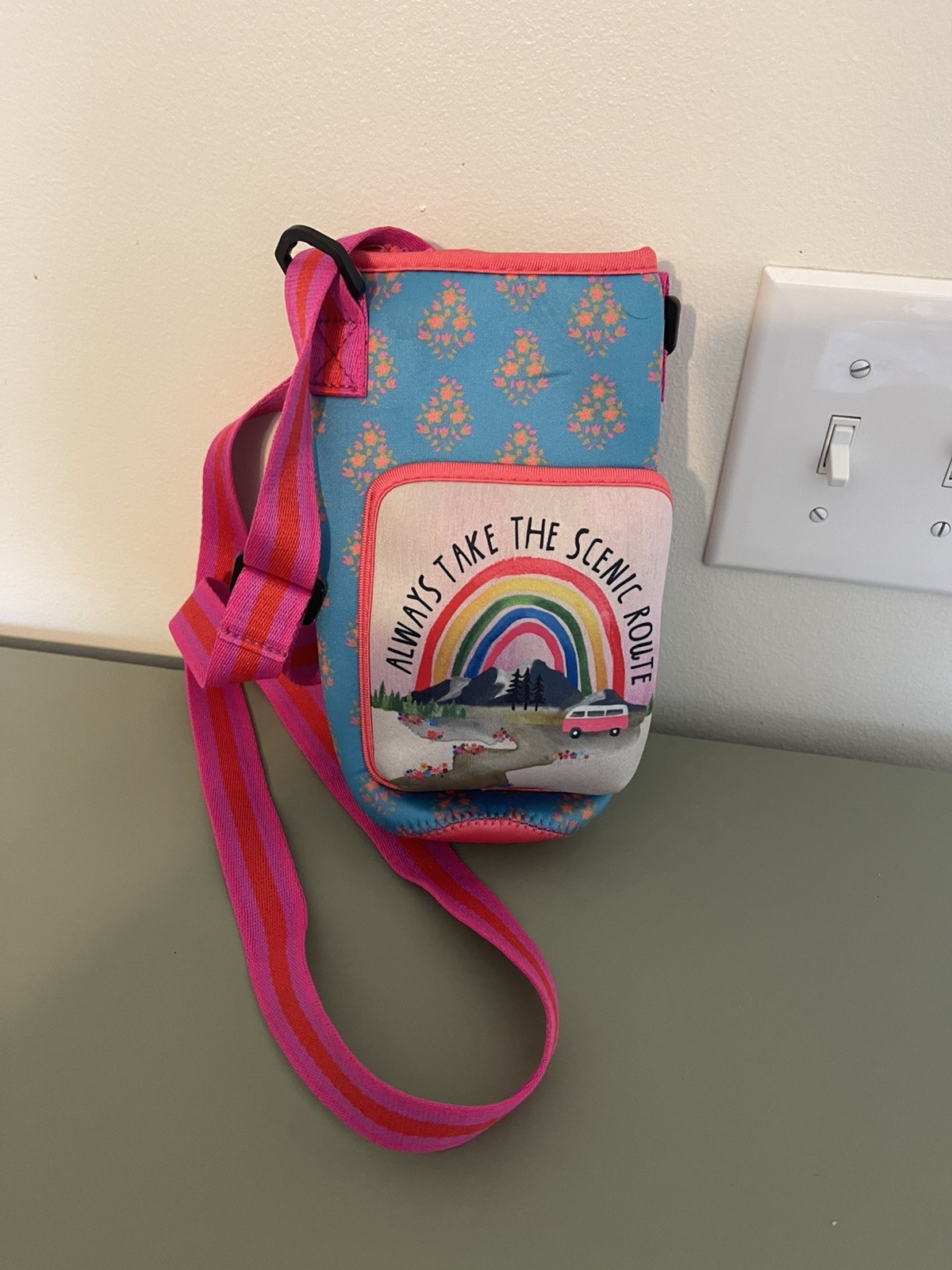 New Natural Life Water Bottle Cozy Always Take The Scenic Route