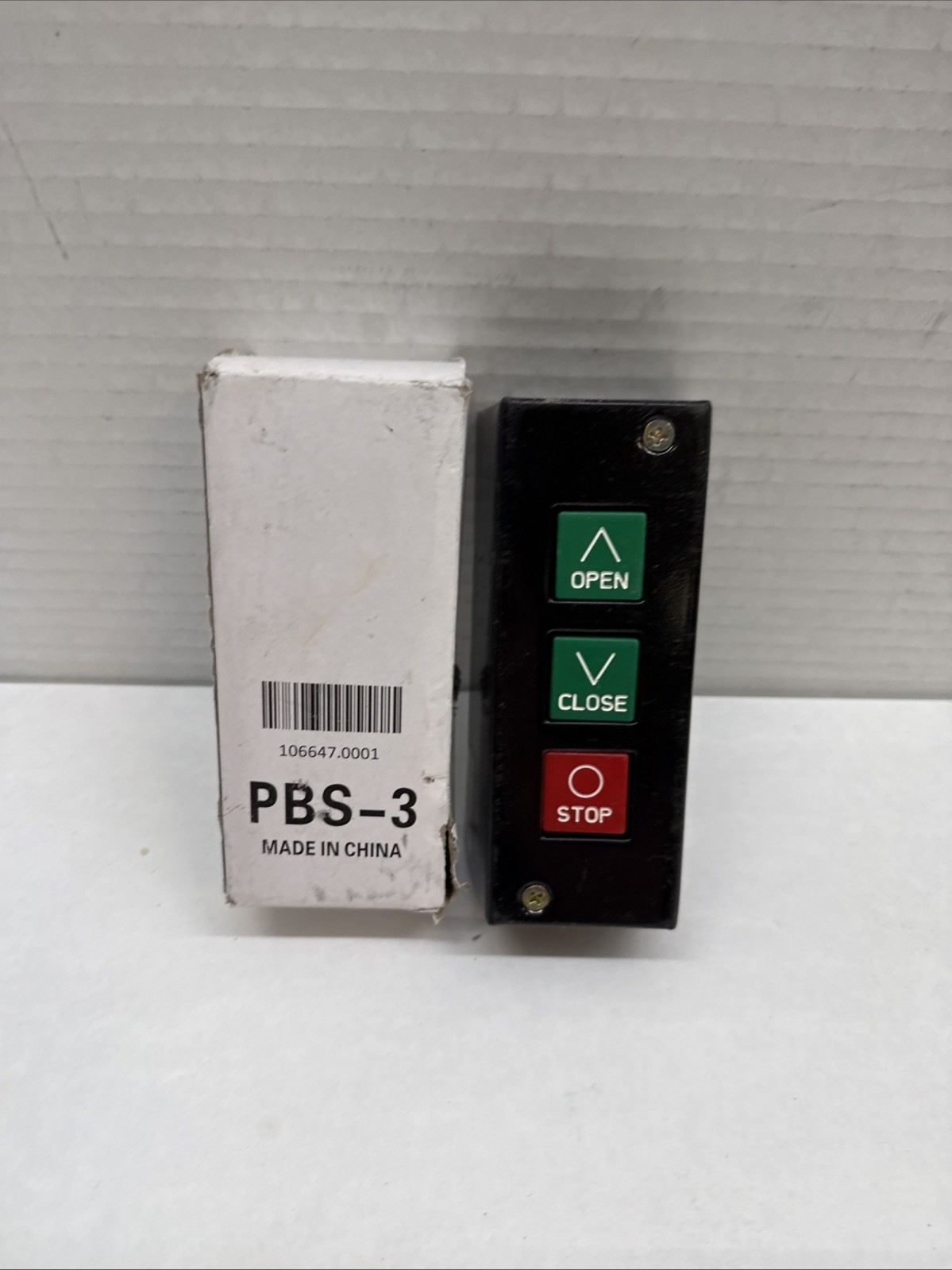 MMTC PBS-3 NEMA 1 Three Button Interior Surface Mount Control Station Contact