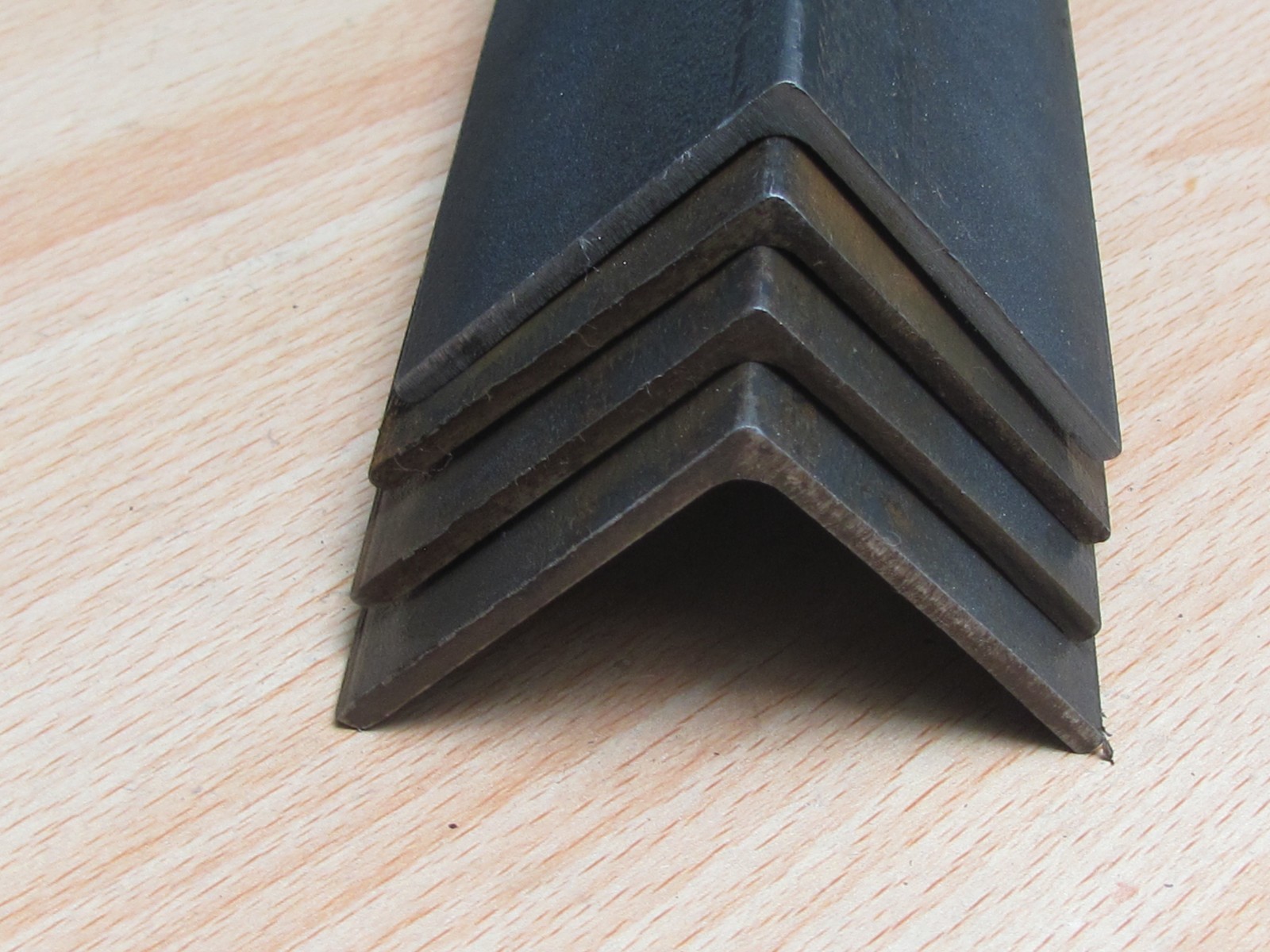 Angle Iron Steel  2"  X 2"  X  1/4" Wall  X 12" Long 4 Pieces  FREE SHIPPING