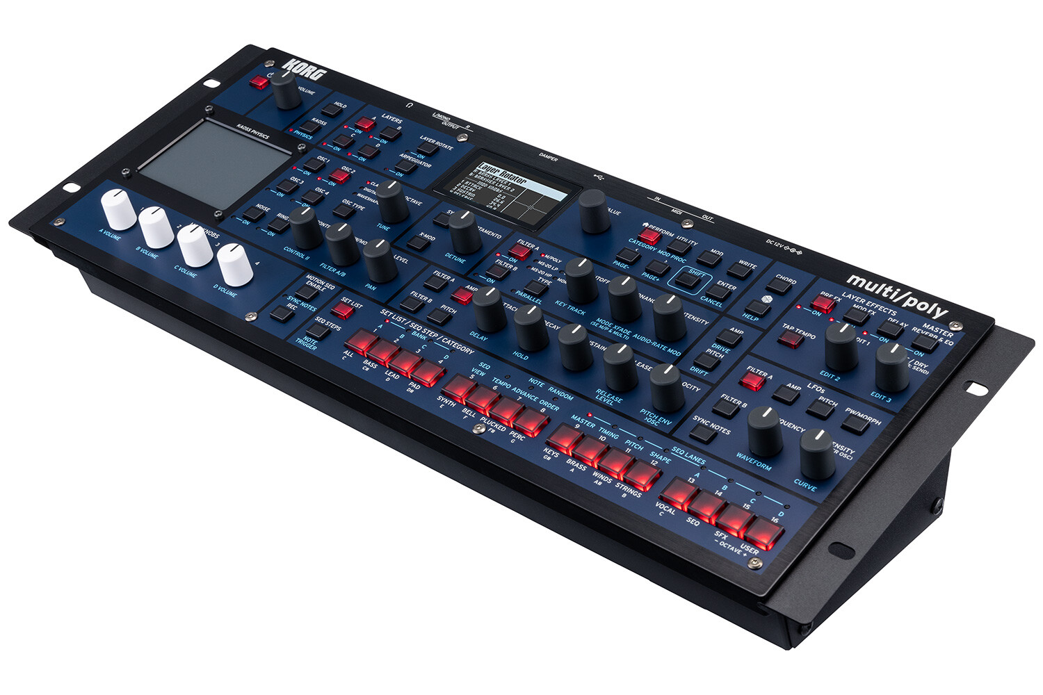 KORG multi/poly Virtual Analog Modeling Synthesizer Module