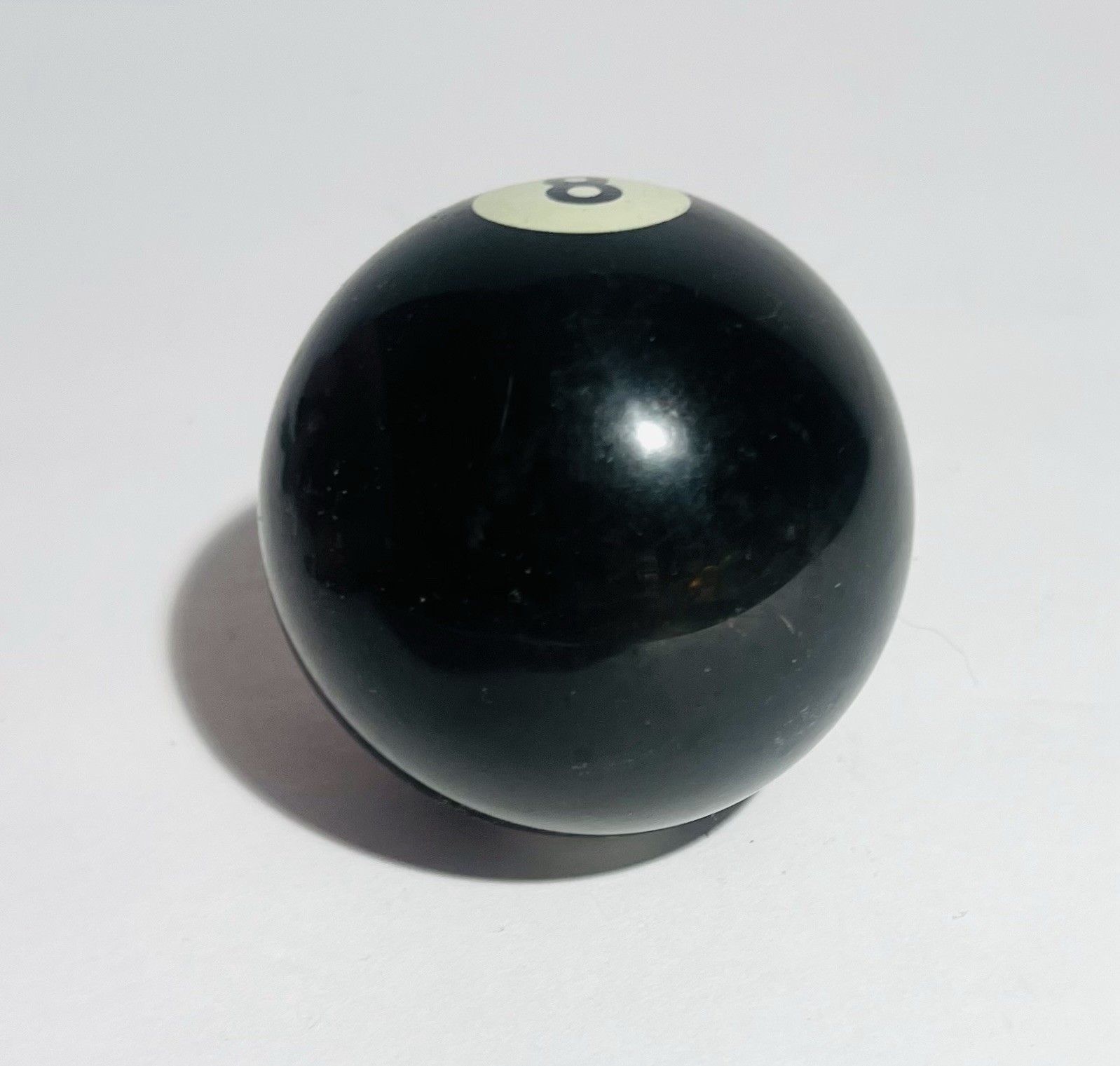 Vintage Pool Ball Number 8 Black Solid Replacement